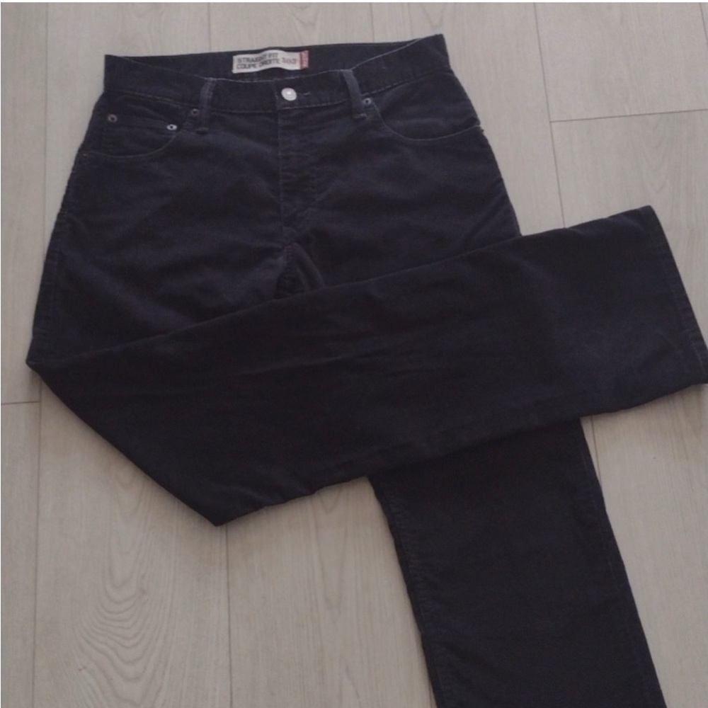 EUC LEVI'S 505 Cords Straight Fit Stretch Corduroy Jeans Size 30
